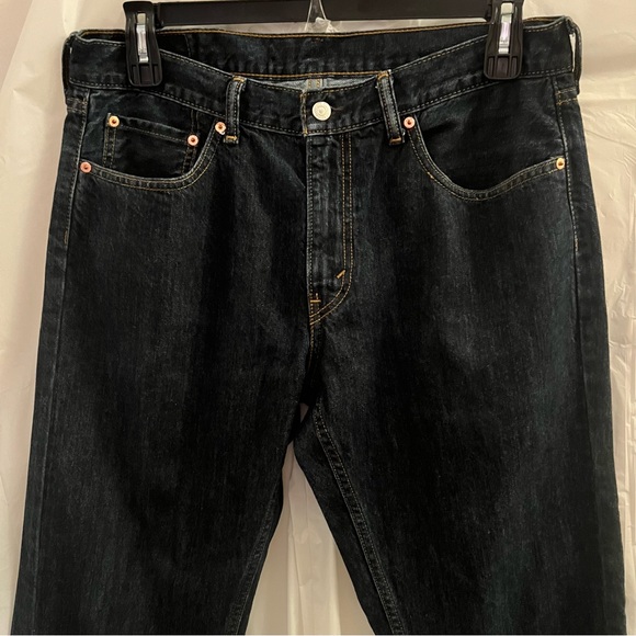 LEVI’S JEANS, Men’s Sz 34 x 30, Blue Dark Wash - 559 Relaxed Straight Fit Jeans. - Picture 2 of 15